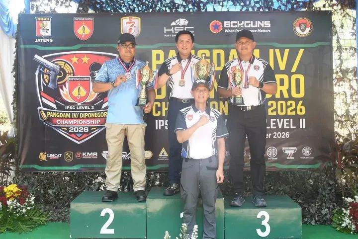 Pangdam IV/Diponegoro Buka Championship 2026, Dorong Prestasi dan Sportivitas Atlet Menembak
