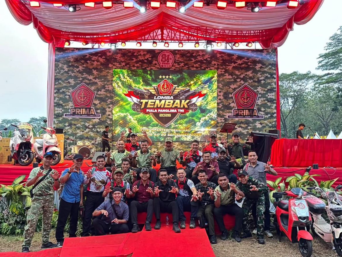 Yonarhanud 1/PBC/1 Kostrad Berkontribusi dalam Suksesnya Lomba Tembak Piala Panglima TNI 2026